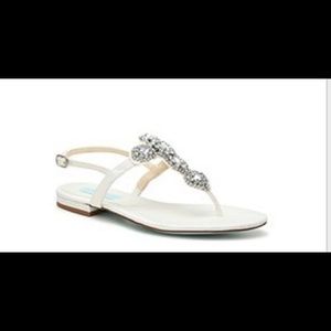 betsey johnson genie flat sandal